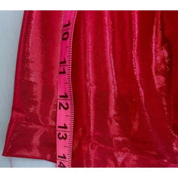 Ladies Red And Black Up-cycled Festival Rave Outfit 4 Piece Size Medium - Picture 2 of 13